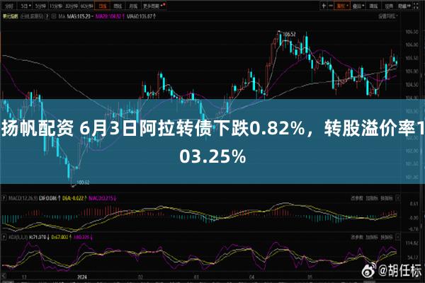 扬帆配资 6月3日阿拉转债下跌0.82%，转股溢价率103.25%