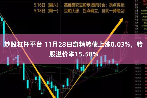 炒股杠杆平台 11月28日奇精转债上涨0.03%，转股溢价率15.58%